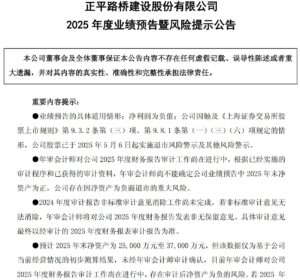 预计去年末净资产为正，年审会计师却说“不能确定”！*ST正平收上交所监管工作函，能否躲过退市劫？