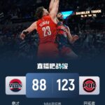 杨瀚森6分4板1帽 开拓者轻取奇才 阿夫迪亚20+7+5 卡马拉23+7